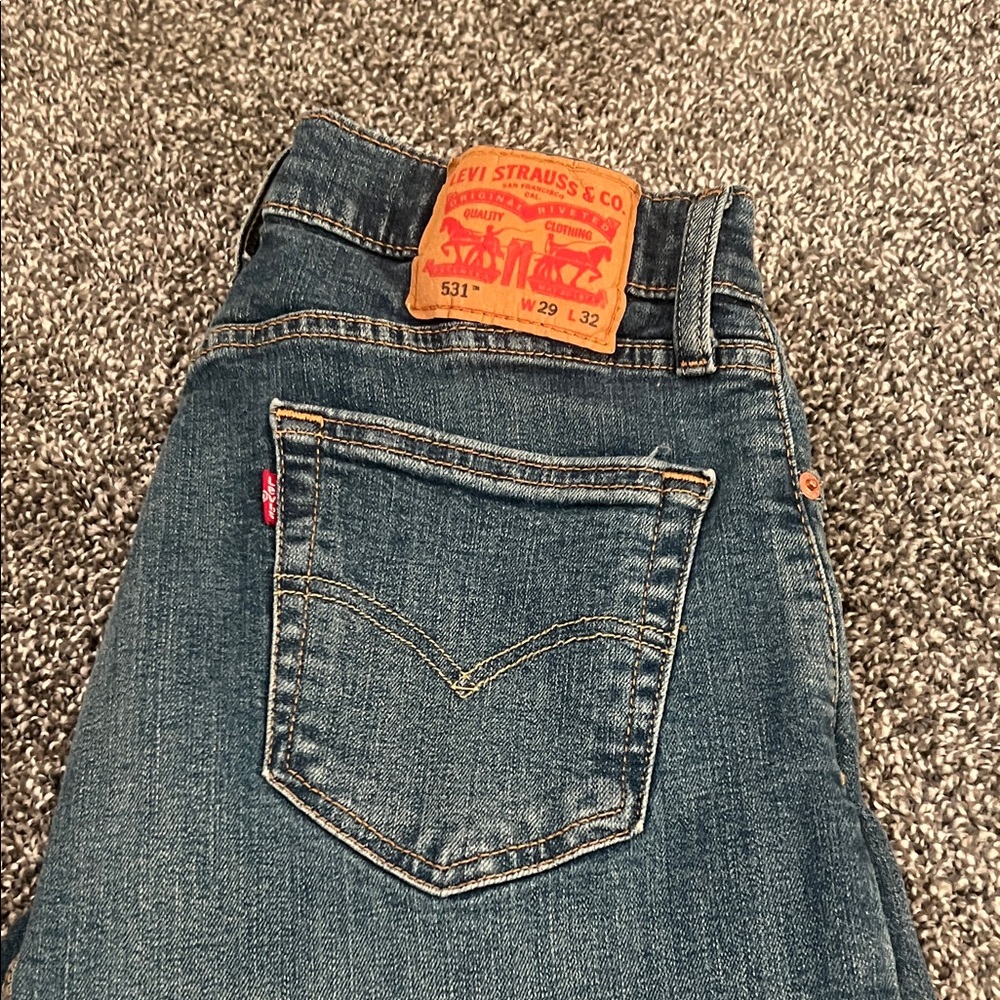 Levi's Men’s Classic Straight Leg Blue Jeans